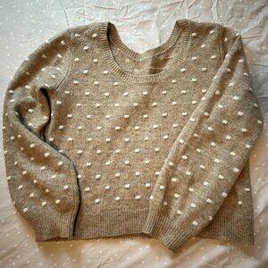 Loose Fit Scoop Neck Sweater